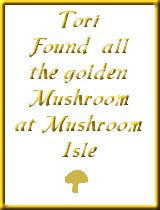 Found all the golden mushroom