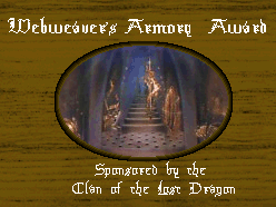 A stairway to a castle with guards