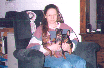 Picture of Helen and Her Dogs