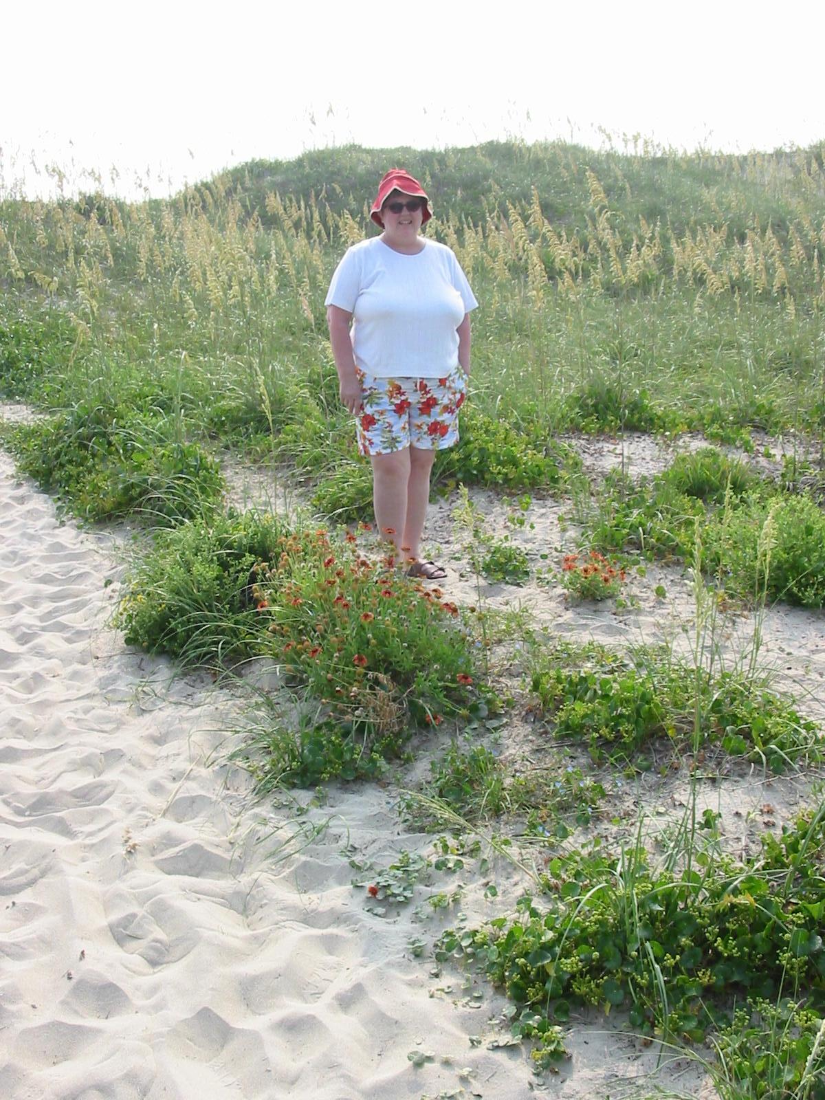 Rhonda at dunes