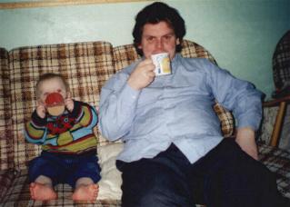 Tea-time, Matthew and Daddy