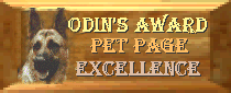 Odin Pet Page Excellence
Award