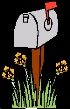 MAILBOX WITH FLOWERS AND GRASS