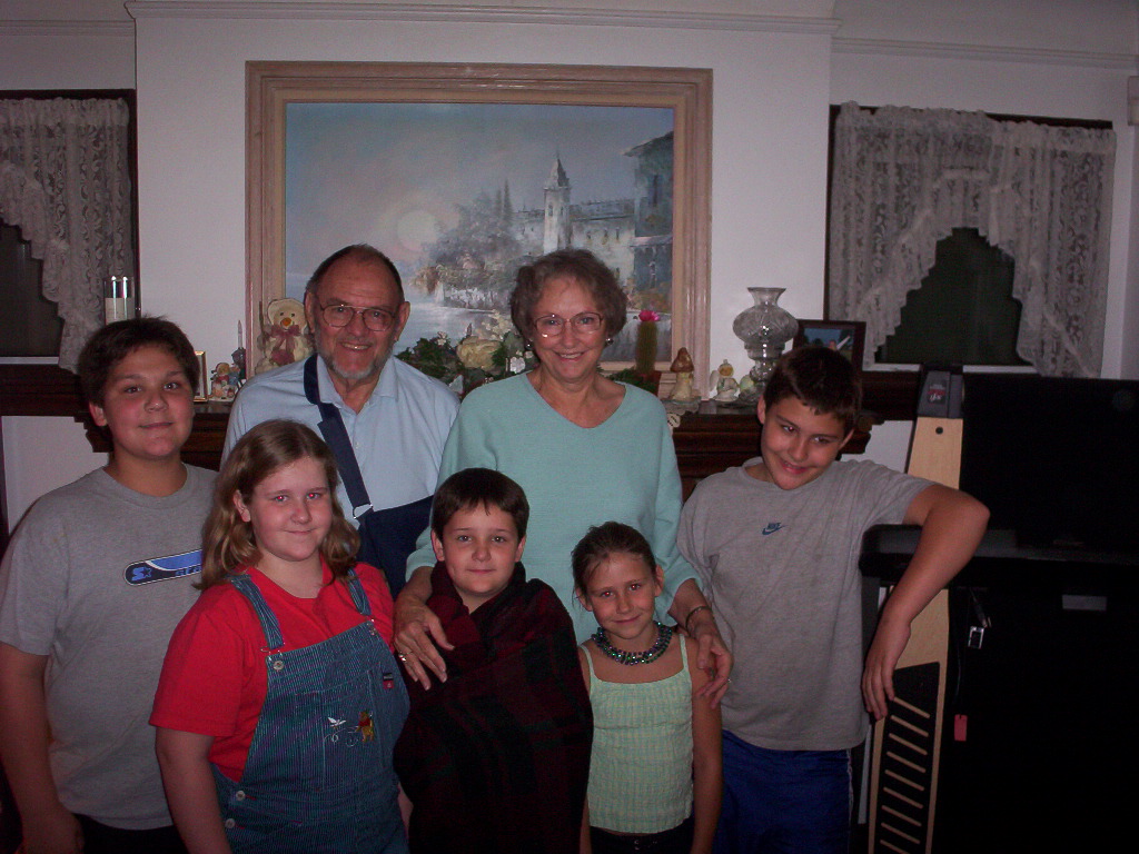 kids with nana and papa