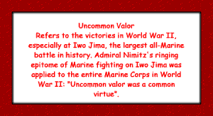 Uncommon Valor