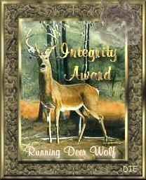 Running Deer Wolf's Award