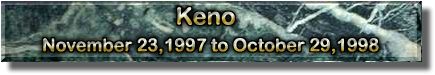 Keno's memorial