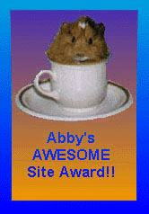 Abby's Awesome Site Award