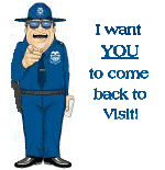 policeman saying I want you to come back