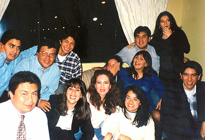 En el Baby Shower de Janeth Fuentes (1998)