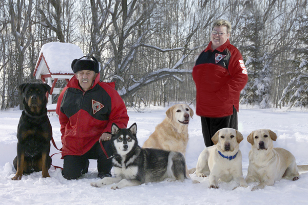 Wayne and Grace with there current pack