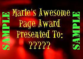 awesome page award