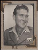 B.J. Ward, aerial gunner, 443rd Bomb Squadron, France, 1945