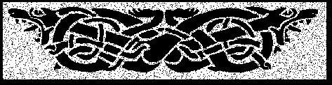 Stone rubbing of a Celtic Dog Knot