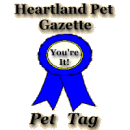 Blue Ribbon Pet Tag!