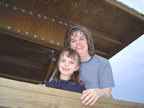 Cyndi & Becca at the beach