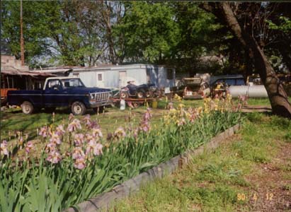 Flowerbed in Front of Wrenn House in Avon, MS