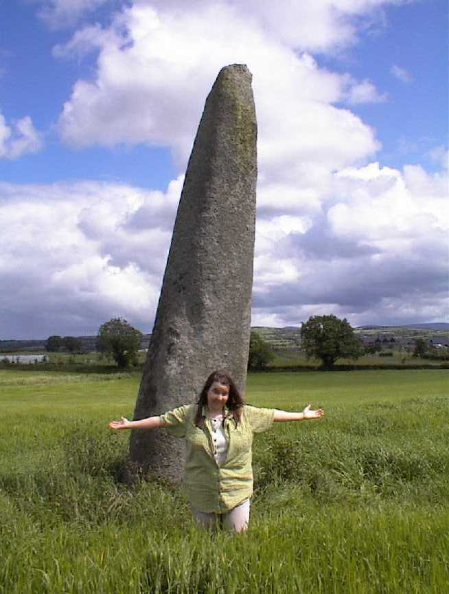 Stacy by the stone