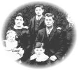 Charles & Alice Bowles & Family - about 1901