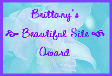 Brittany's beautiful site award