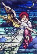 stained glass angel