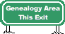 Genealogy Road Sign