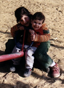 Shira and Yovel on the seesaw