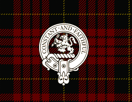 MacQueen tartan & badge