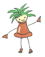 Flower Pot Person