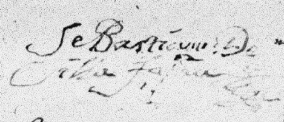 Firma de Don Sebastián Antonio Durán de Villafaña