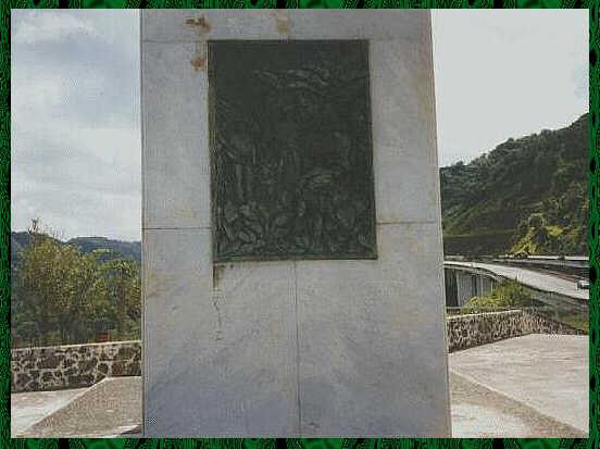 Side of Monument Showing the Fruits of the Harvest