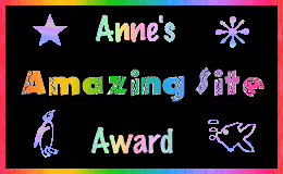 Anne's Amazing Site Award