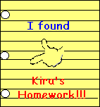 I Found Kira's Homework