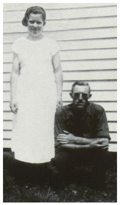 Photo of Ruby Luett (Sines) and Claude O'dell Fitzgerald