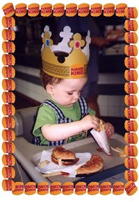 My first 'eat out' at Burger King!!