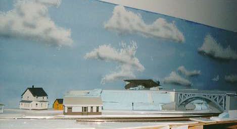 Later view of Cornwall Bridge area model