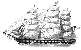 A picture of a ship