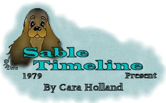 Sable Timeline-1979 to Present