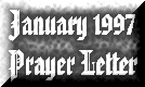 January 97 Prayer Letter