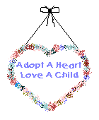 Adopt a Heart/Adopt a Child button