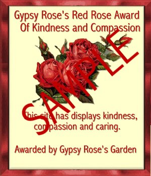 Gypsy Rose Award 2