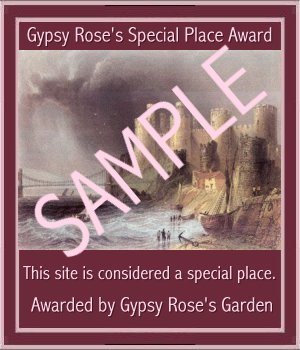 Gypsy Rose Special Place Award