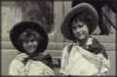 Hinton girls with 1935 Ford