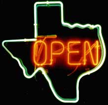 neon Texas sign