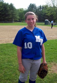 Meagan's Mtn Valley High School JV #10 Softball Picture from 2006