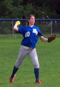 Meagan's Mtn Valley High School JV #10 Softball Picture from 2006