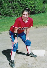 Meagan's Mtn. Valley Middle School Softball #10 Picture from Spring 2004