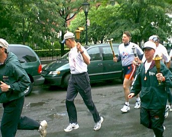 Doug Running in Law Enforcement Torch Run NYC