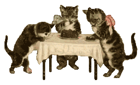 Cats at a Table