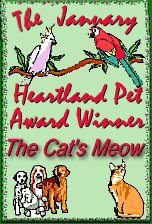 Heartland Pet Award Site of the Month